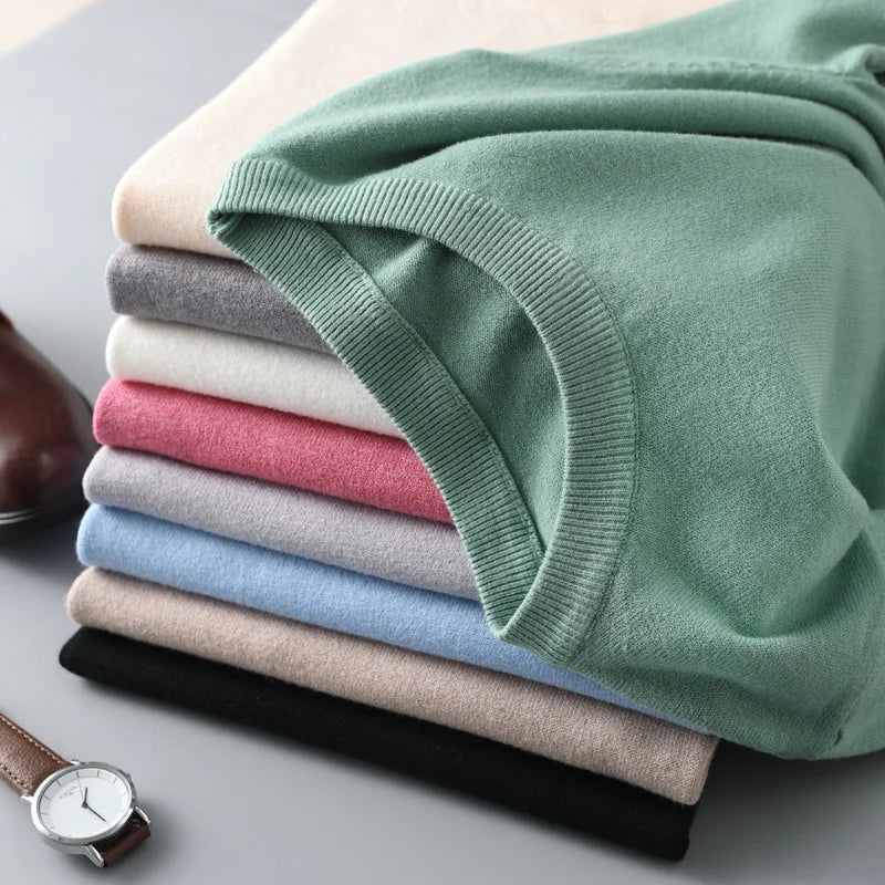 Camisa da tricot da cashmere per umens