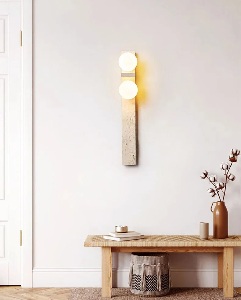 CaveGlow™ Dual Stone Wall Lamp