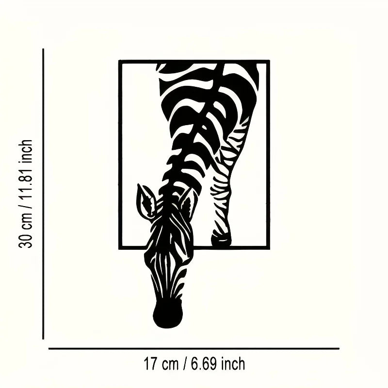 ZebraZen™ Minimalist Metal Wall Art