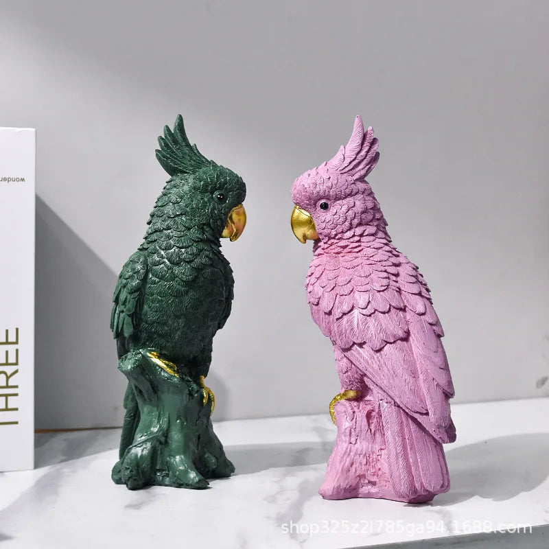 Maison Perché™ – Artistic Parrot Figurine