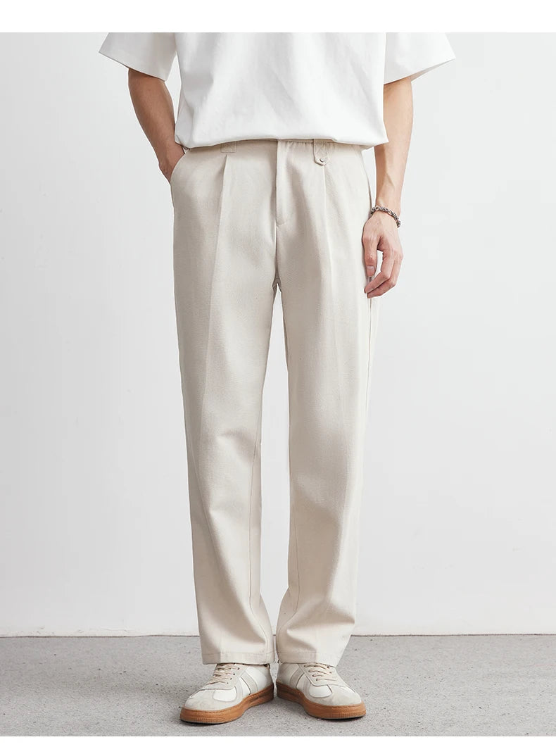 Lyocell Straight Drape Pants