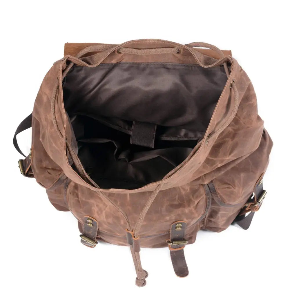 Trailblazer Canvas Leder Rucksack
