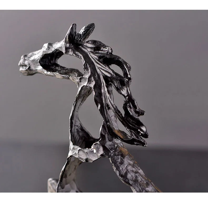 Spirit in Motion - Hollow Cast Iron Horse Sculpture