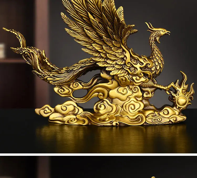 Rising Phoenix™ Copper Sculpture