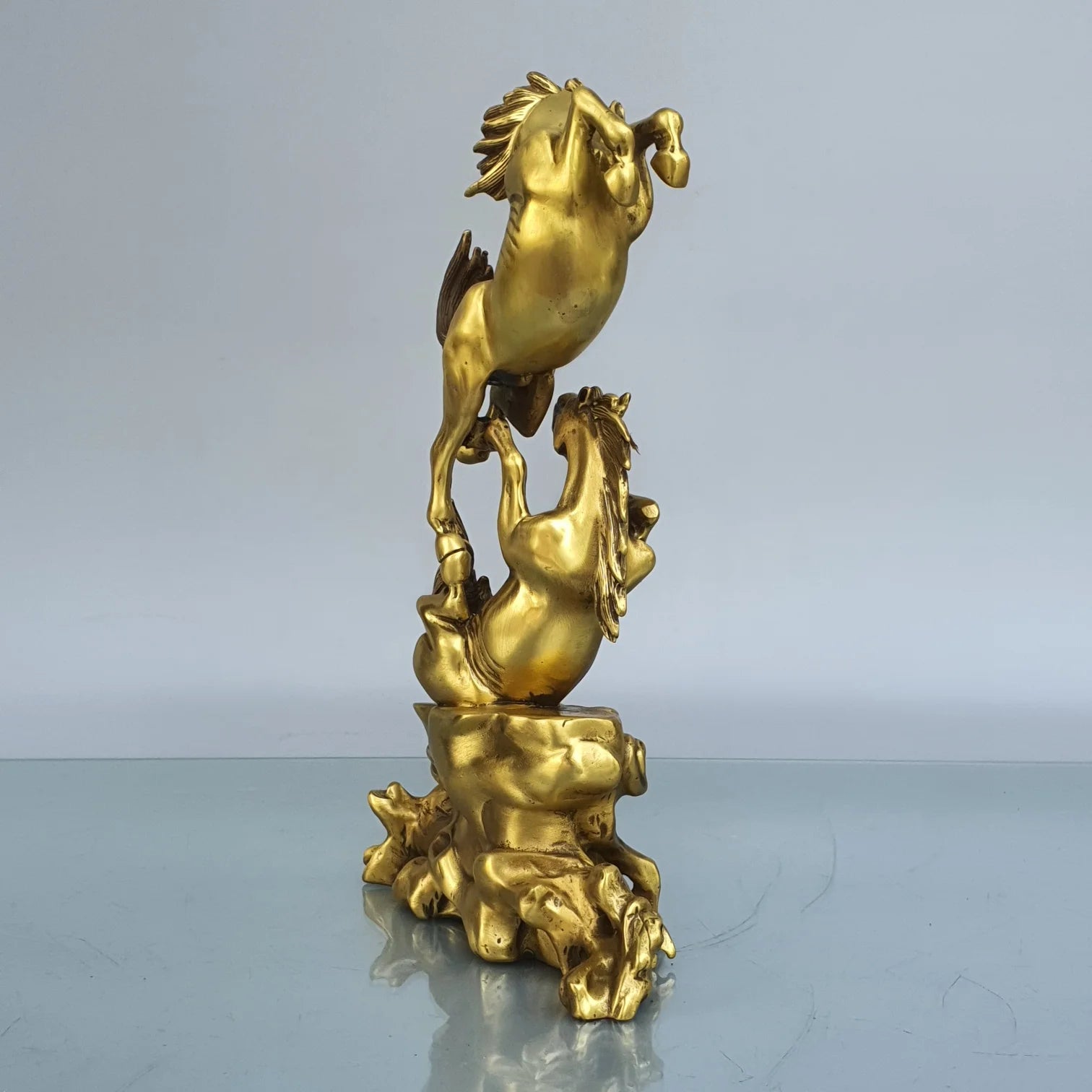 ASCENDING PROSPERITY | Hand-Finished Brass Sculpture