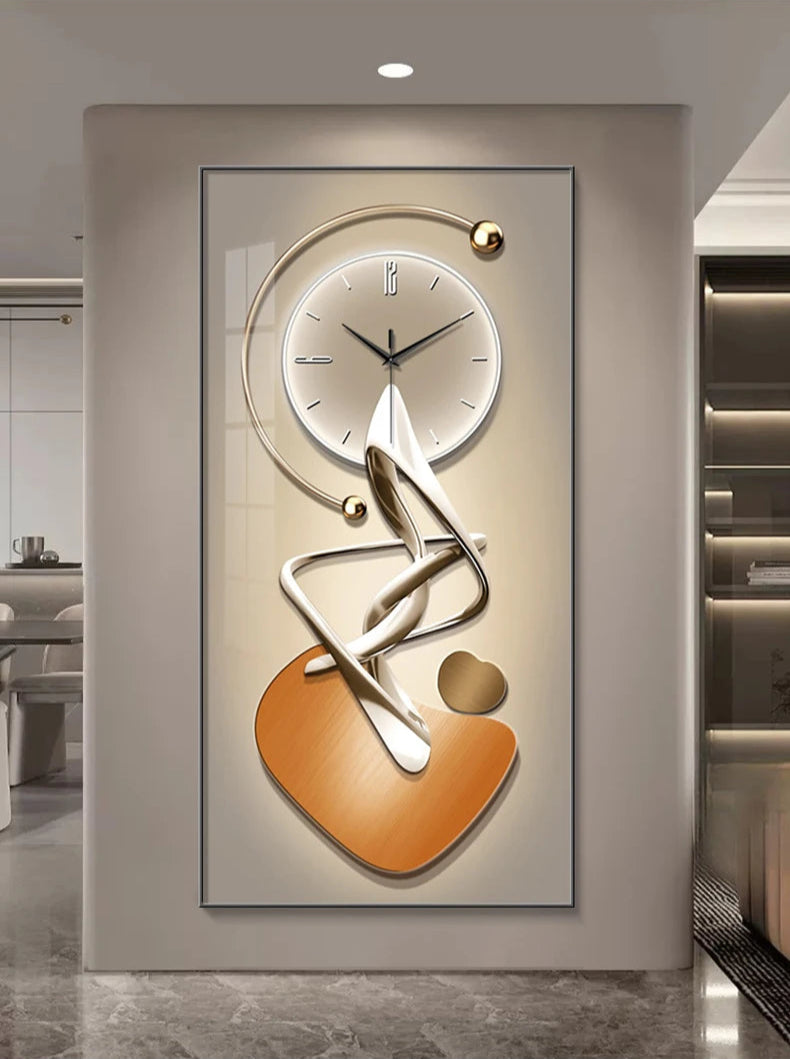 Chronos™ Abstract Wall Clock Art