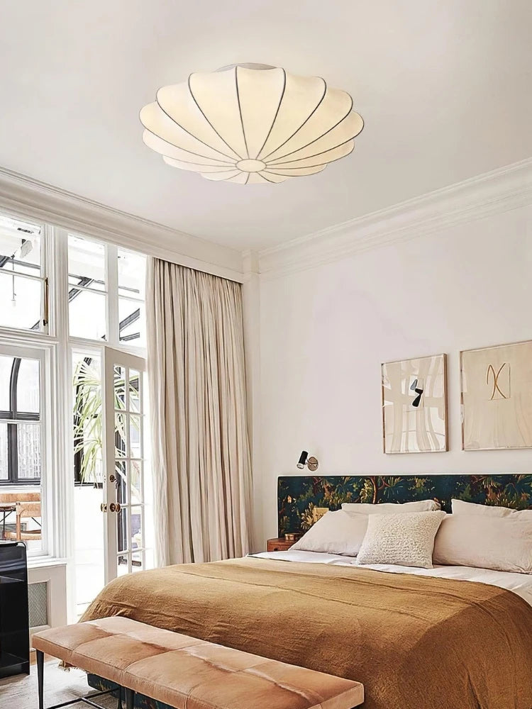 SilkCloud™ Hand-Woven Ceiling Lamp