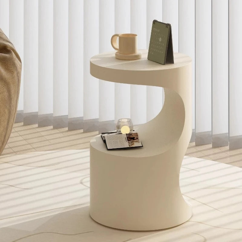 Zen Curve™ Terrazzo Side Table