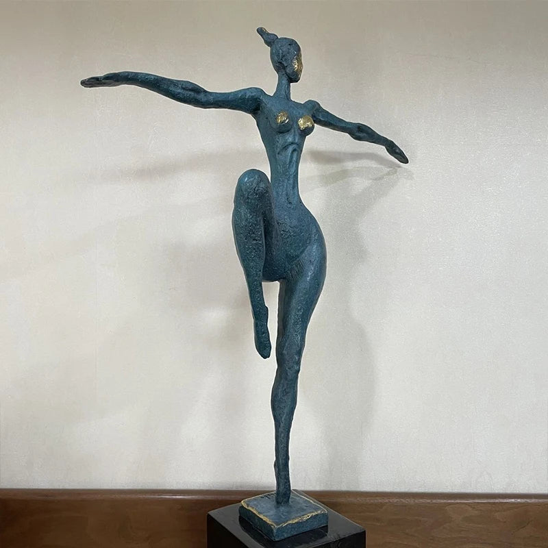 THE BALANCE | Abstract Bronze Female Figure
