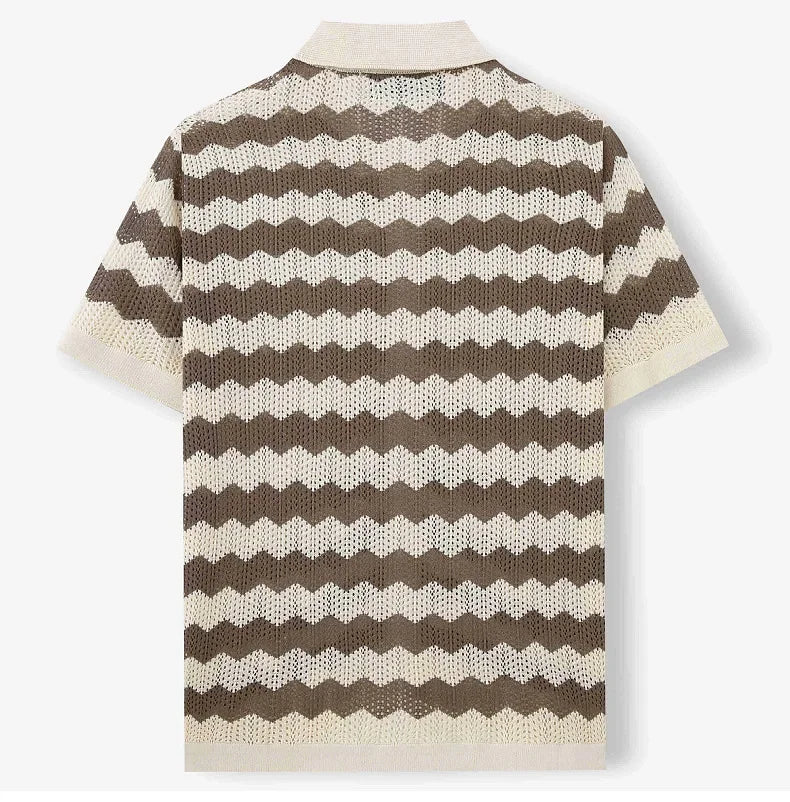 Coastal Mesh™ Knitted Cutout Shirt