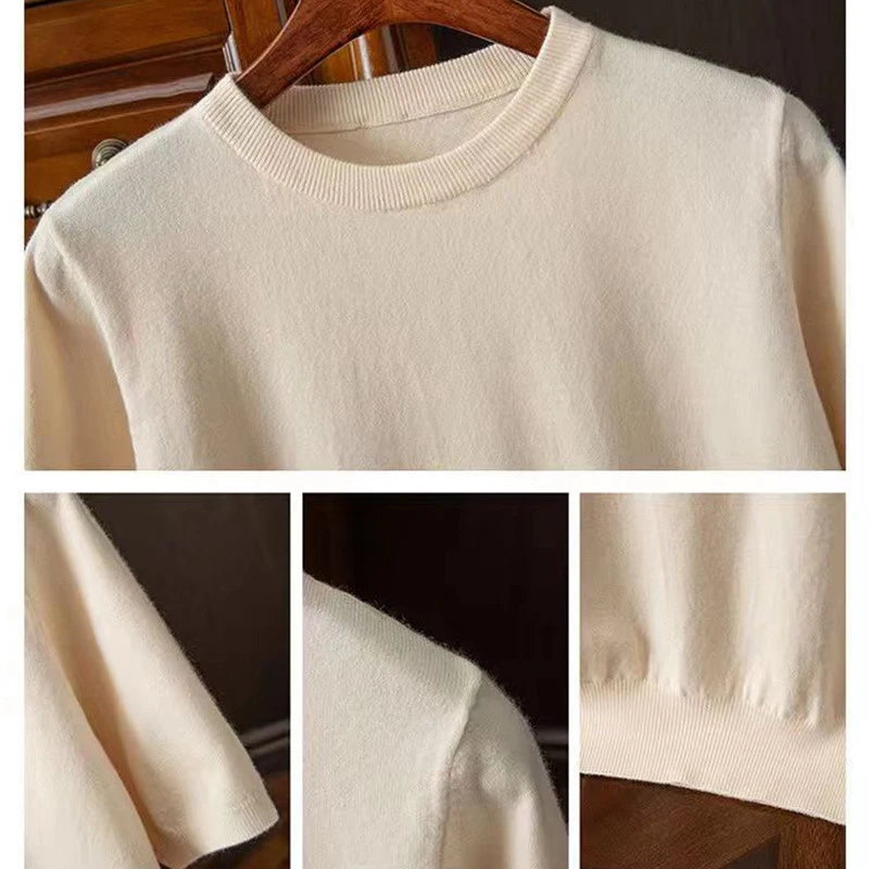 Camisa da tricot da cashmere per umens