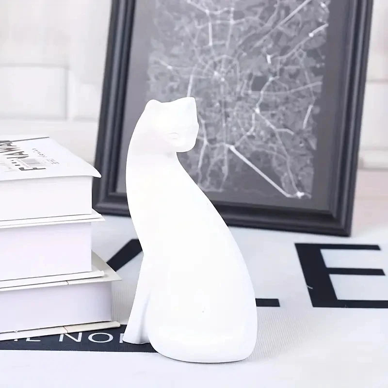 Feline Grace™ Golden Cat Sculpture Set