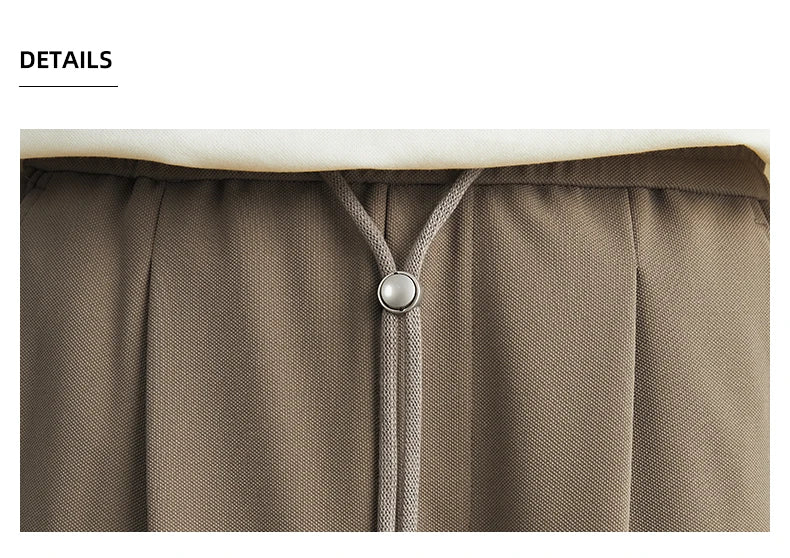 Japanese-Style Elastic Waist Pants