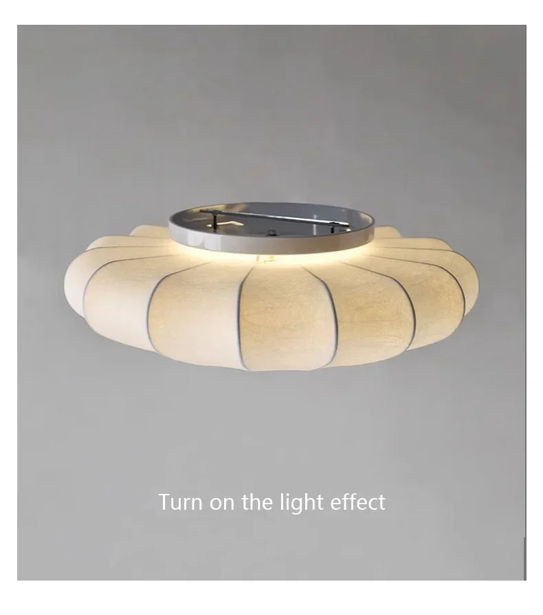 SilkCloud™ Hand-Woven Ceiling Lamp