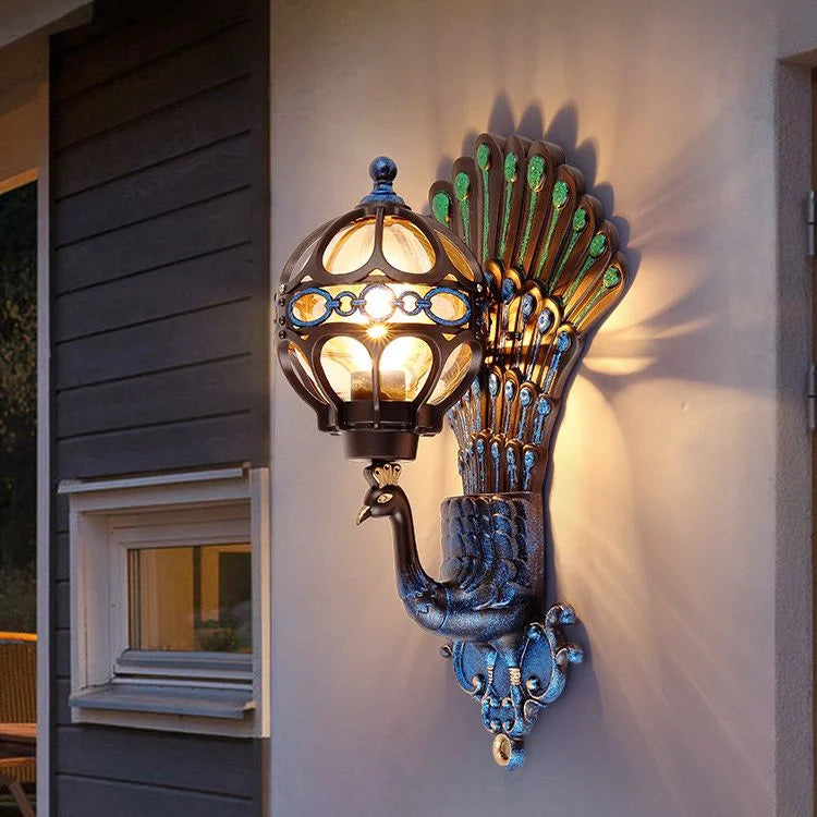 Peacock Wall Sconce