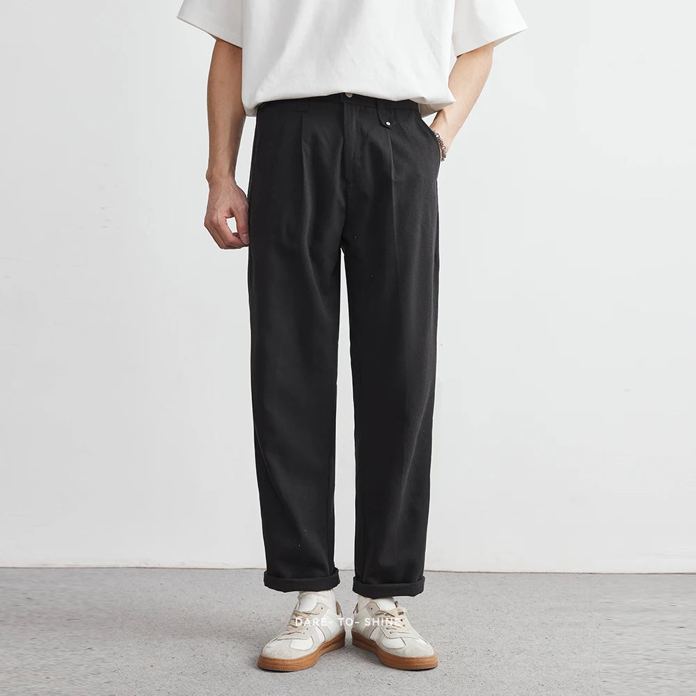 Lyocell Straight Drape Pants