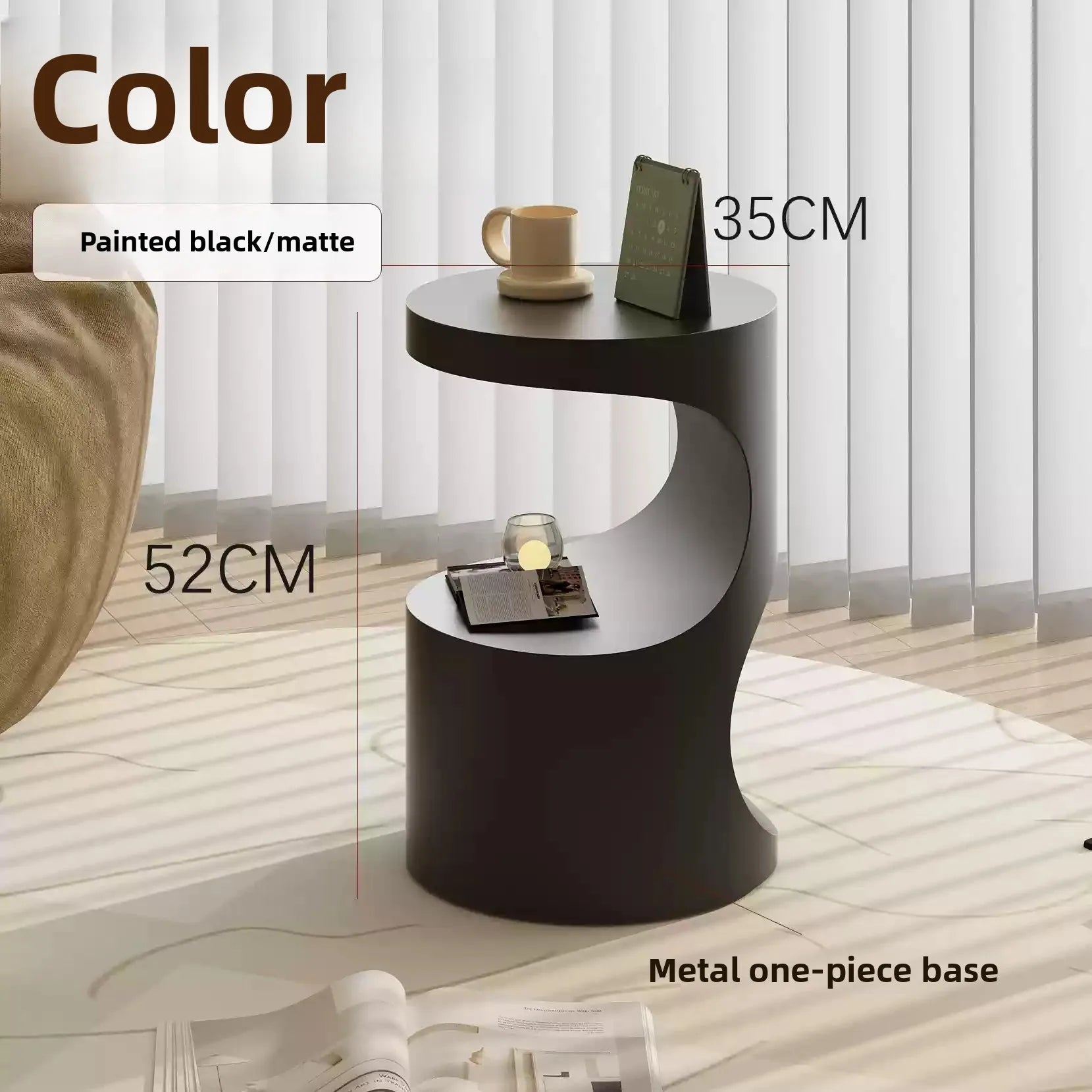 Zen Curve™ Terrazzo Side Table