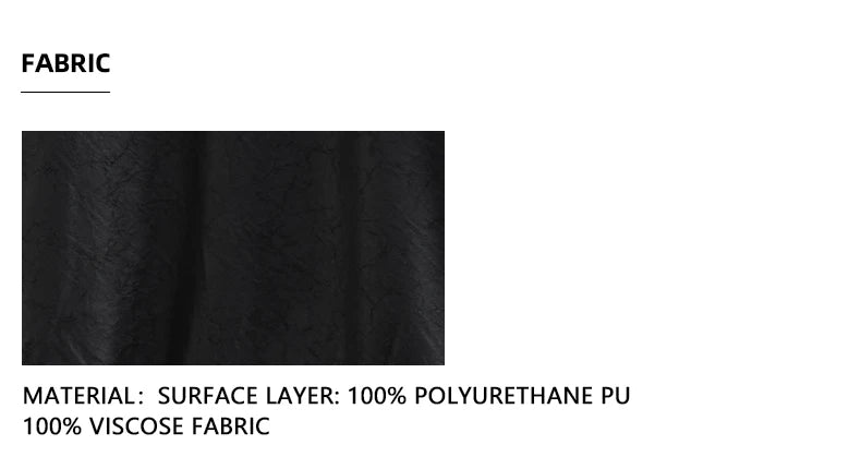 Faux Leather Motorcycle Jacket with Hood