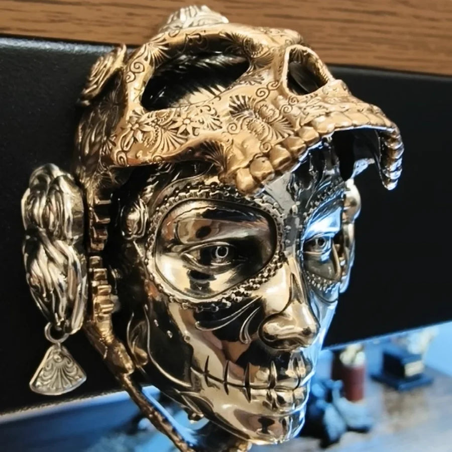 Memento Mechanica - Interactive Skull Sculpture