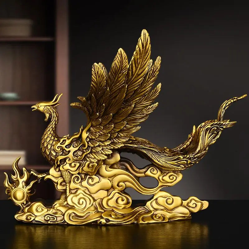 Rising Phoenix™ Copper Sculpture