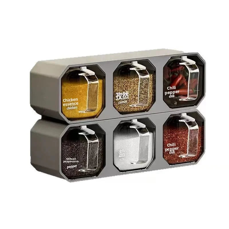 SpiceVault™ Wall-Mounted Spice Organizer