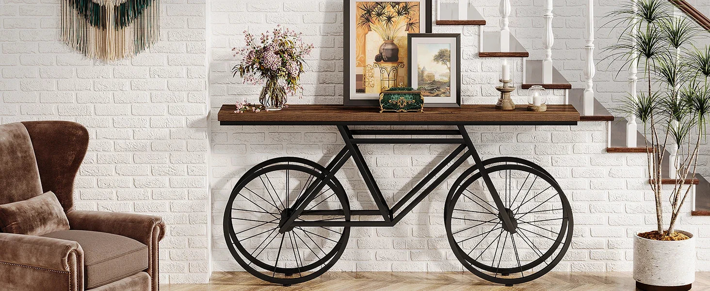 Industrial Vintage Bicycle Console