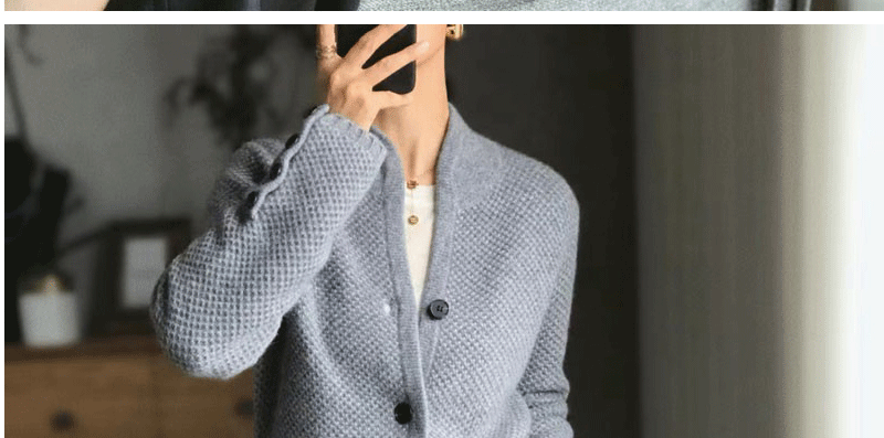 100% Cashmere Cardigan