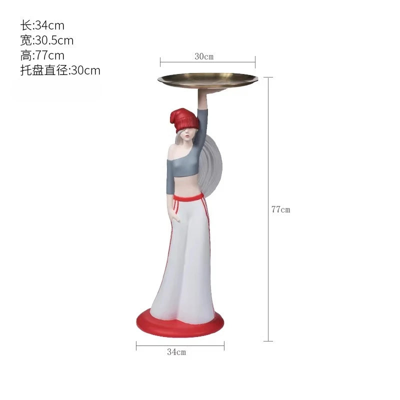 Sculptural Resin Figure Statue