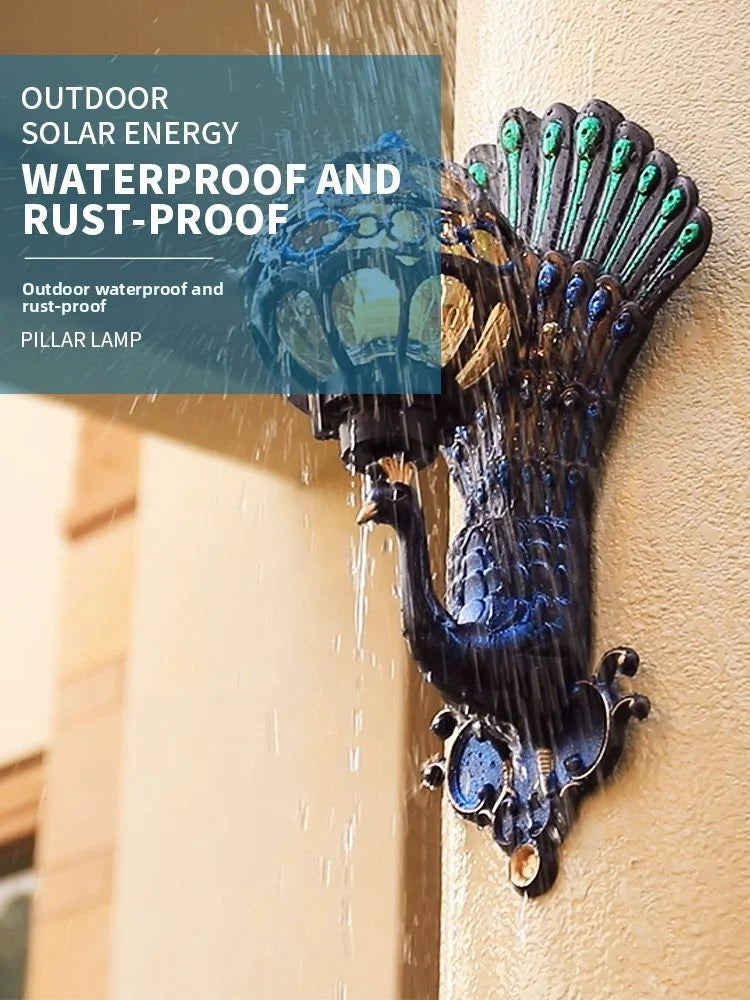 Peacock Wall Sconce