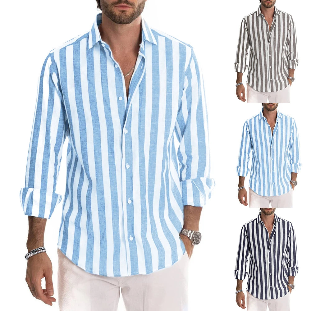 Moseles Retro Striped Shirt