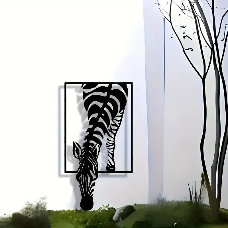 ZebraZen™ Minimalist Metal Wall Art