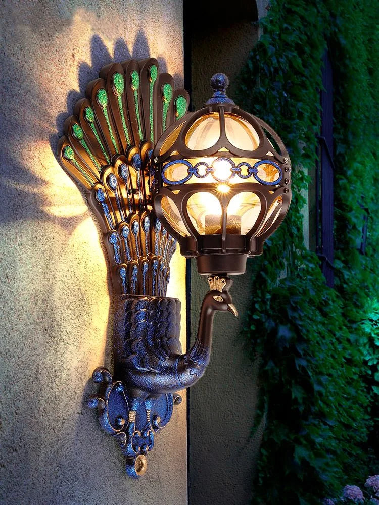 Peacock Wall Sconce