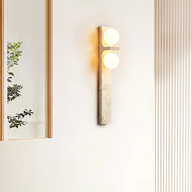CaveGlow™ Dual Stone Wall Lamp