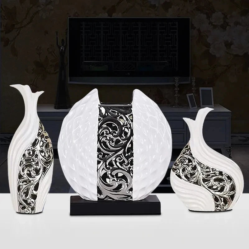 Ceramic Vase Trio
