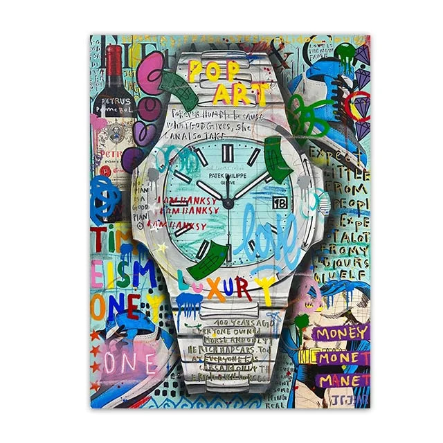 TimeCapital™ Graffiti Canvas Art