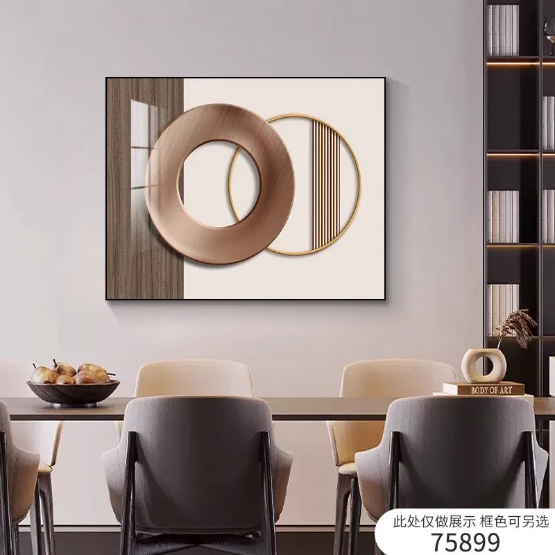 Abstract Meter Box Cover Panel