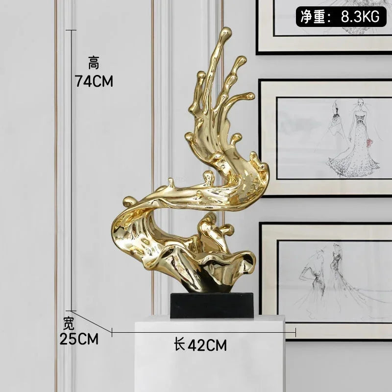 LIQUID ASCENT | Water Splash Sculpture