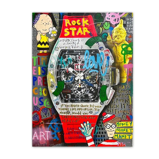TimeCapital™ Graffiti Canvas Art