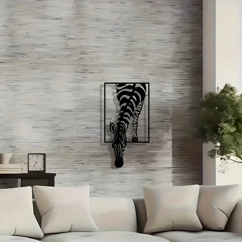 ZebraZen™ Minimalist Metal Wall Art