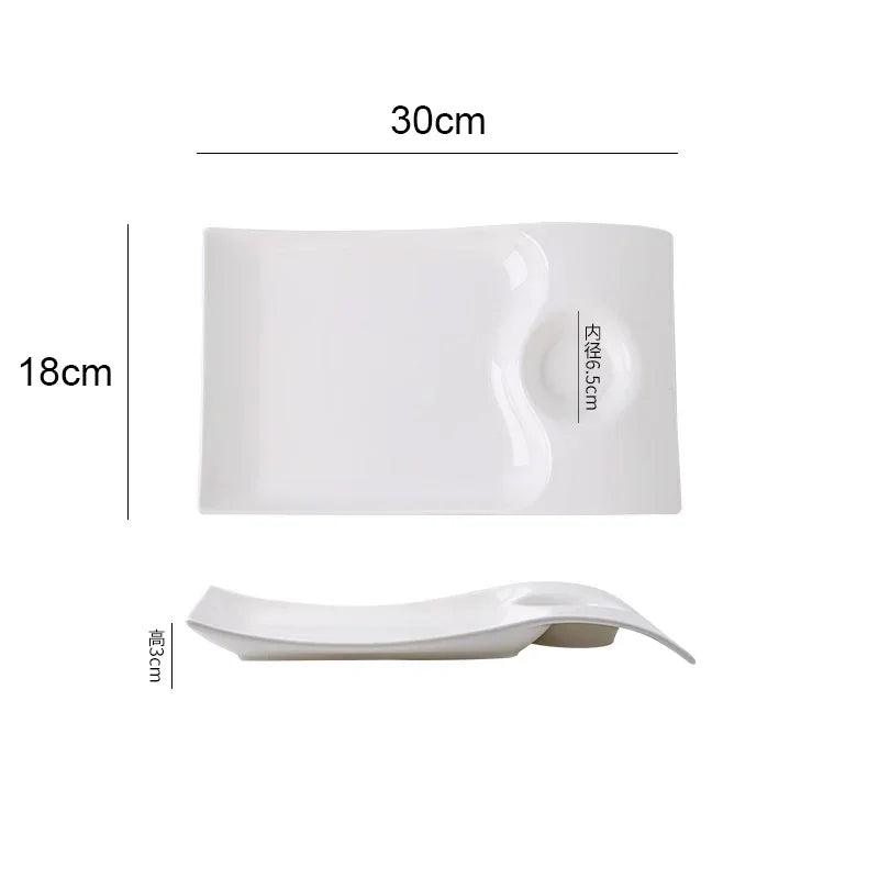 Contour™ Asymmetric Presentation Plate