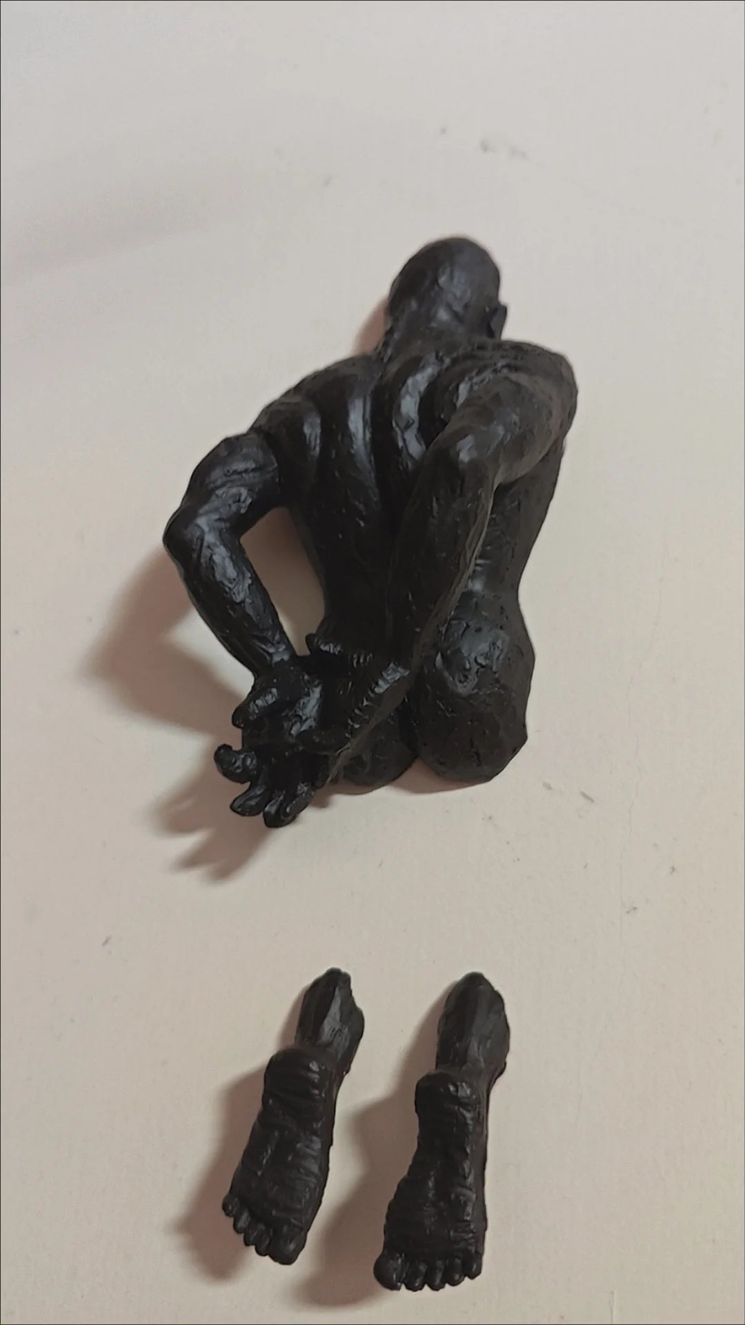 The Breakout™ - 3D Wall Figure Sculpture in Copper Finish Resin