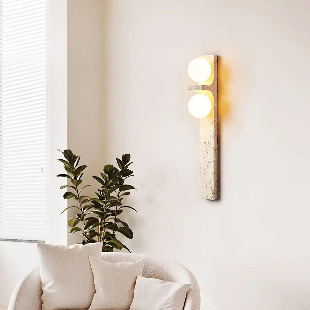 CaveGlow™ Dual Stone Wall Lamp