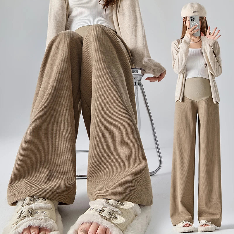 Autumn Maternity Cotton Pants