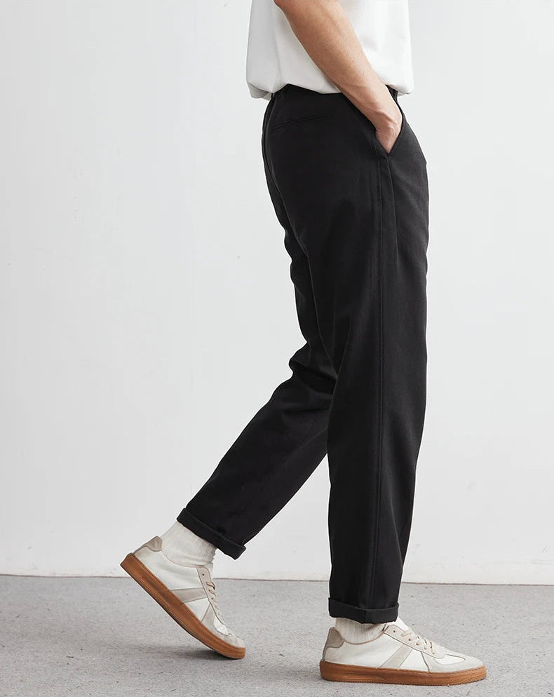 Lyocell Straight Drape Pants