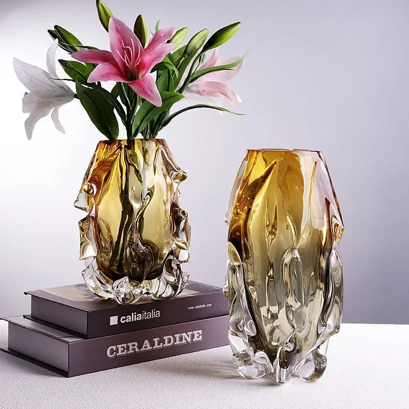 Molten Glass Vase