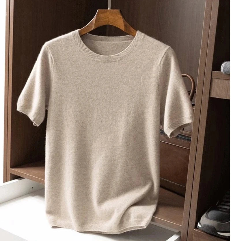 Camisa da tricot da cashmere per umens