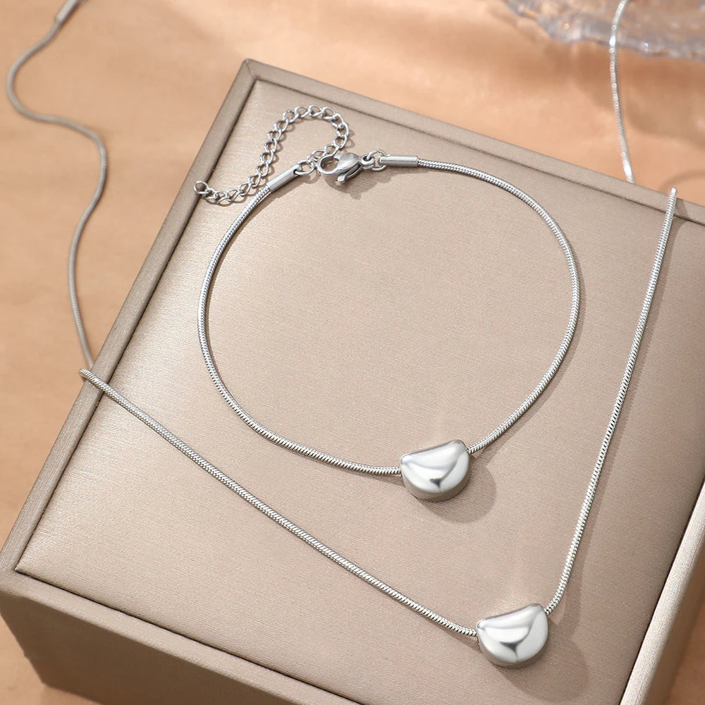 Luméa™ Duo – Set da Braccialet e Collana Minimalista