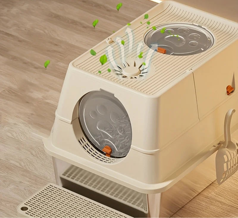 PurePaw XL Stainless Steel Litter Box for Big Cats