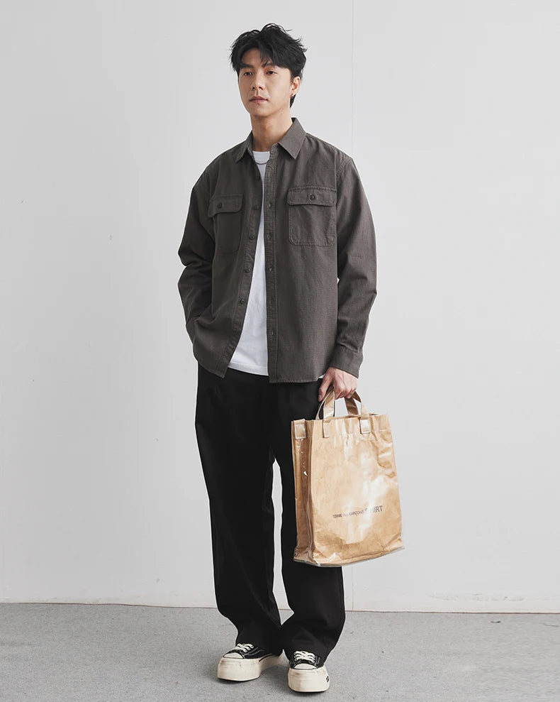 Cotton Work Shirt Jacket