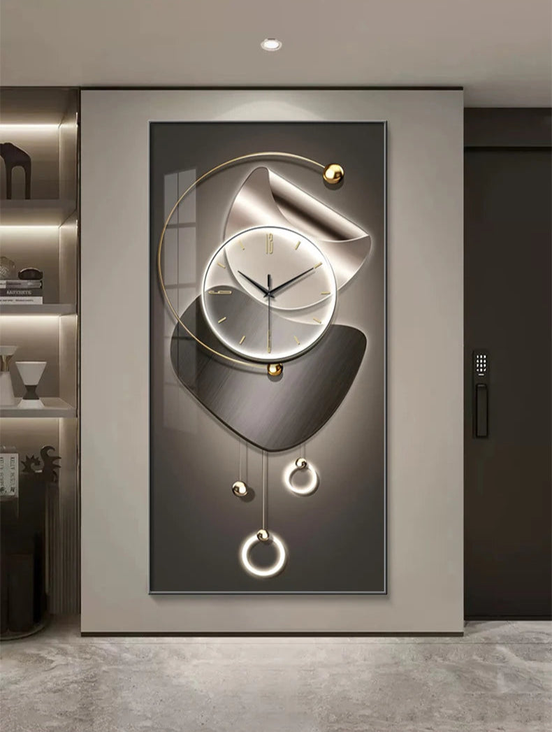 Chronos™ Abstract Wall Clock Art